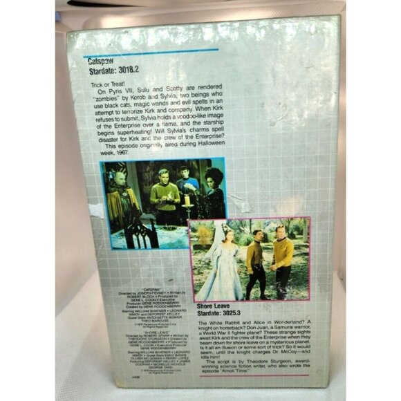 Star Trek The Collectors Edition VHS Box Set Catspaw & Shore Leave Episodes - Picture 6 of 11